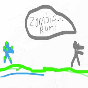 Zombies Eating Humans by Ethan